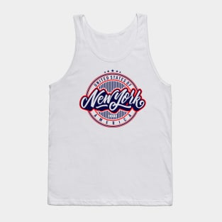 New York City Modern Typography Tank Top